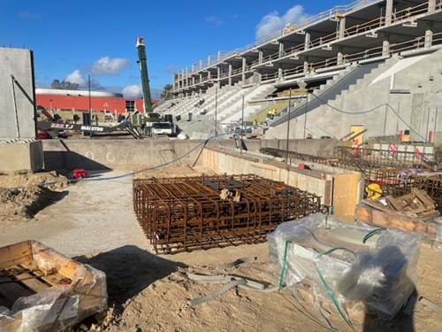Sekantkurve til Århus Stadion